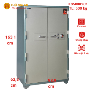 Két sắt hai cửa Hòa Phát KS500K2C1