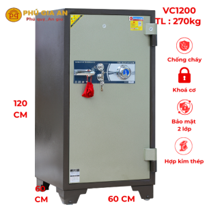 Két sắt cỡ lớn khóa cơ đổi mã Adelbank VC1200