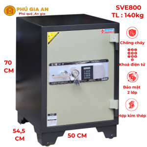 Két sắt cánh đúc Adelbank khóa điện tử SVE800