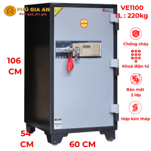 Két sắt cỡ lớn khóa điện tử Adelbank VE1100