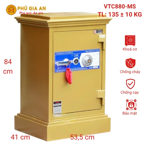 Két sắt công đức cúng dường VTC880-MS 1 Két sắt công đức cúng dường Việt Tiệp VTC880-MS chính hãng