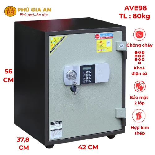 Két sắt điện tử AVE98 1 Két sắt điện tử AVE98 1