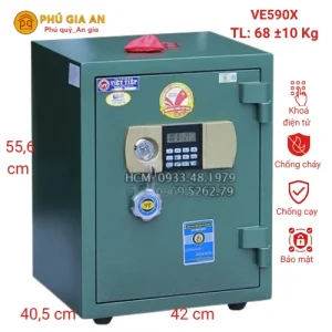 Két sắt Việt Tiệp vân tay VF590-X: Giải pháp an toàn và thịnh vượng cho gia đình