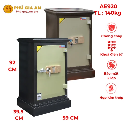 Két sắt Adelbank khóa điện tử AE920 1 Két sắt Adelbank khóa điện tử AE920 1