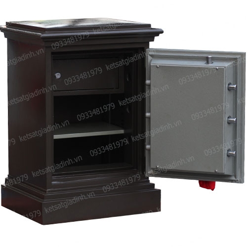 Bên trong két sắt chống cháy Goldbank GC68