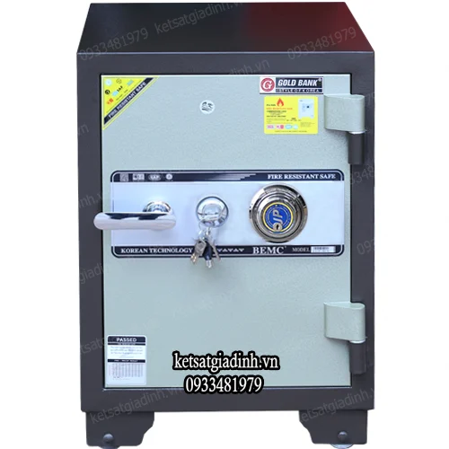 Két sắt Goldbank cánh đúc GS145 khóa cơ đổi mã 1 Két sắt Goldbank cánh đúc GS145 khóa cơ đổi mã 1