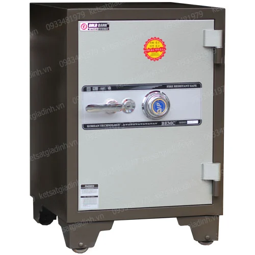 Két sắt Goldbank cánh đúc GS160 khóa cơ đổi mã 1 Két sắt Goldbank cánh đúc GS160 khóa cơ đổi mã 1