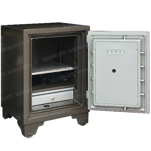 Két sắt Goldbank cánh đúc GS180 khóa cơ đổi mã 2