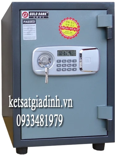 Két sắt chống cháy Goldbank GSE-100D điện tử báo động 1 Két sắt chống cháy Goldbank GSE-100D điện tử báo động 1
