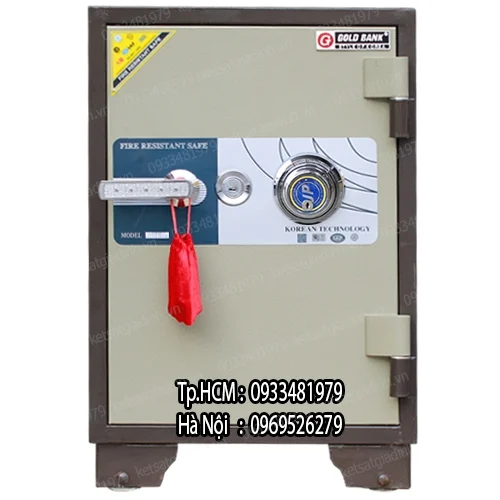 Két sắt Goldbank GVC125-DM khóa cơ đổi mã 1 Két sắt Goldbank GVC125-DM khóa cơ đổi mã 1