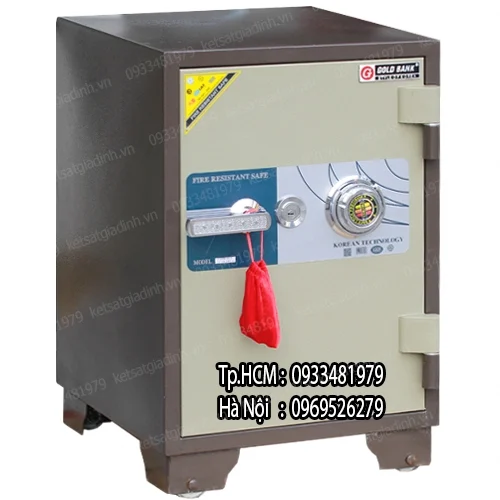 Két sắt Goldbank GVC125 khóa cơ 3 Két sắt Goldbank GVC125 khóa cơ 3