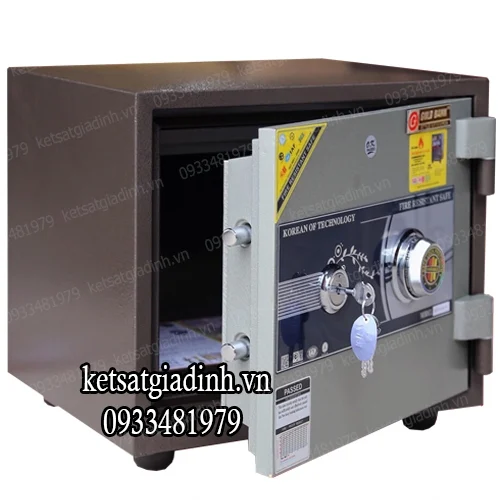 Két sắt chống cháy Goldbank GVC55 khóa cơ thường – Đại Cát 3 Két sắt chống cháy Goldbank GVC55 khóa cơ thường – Đại Cát 3