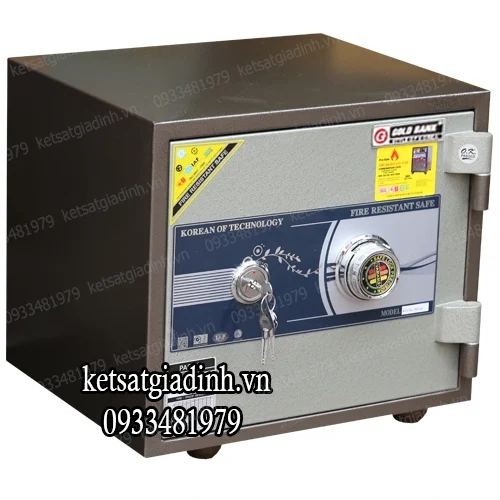 Két sắt chống cháy Goldbank GVC55 khóa cơ thường – Đại Cát 1 Két sắt chống cháy Goldbank GVC55 khóa cơ thường – Đại Cát 1