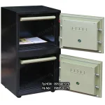Két sắt chống cháy Goldbank GVE55HT khóa điện tử 2 tầng