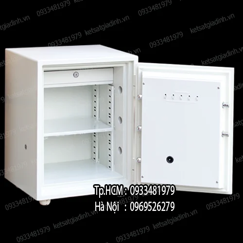 két sắt Goldbank màu trắng GVE98-T 2 két sắt Goldbank màu trắng GVE98-T 2