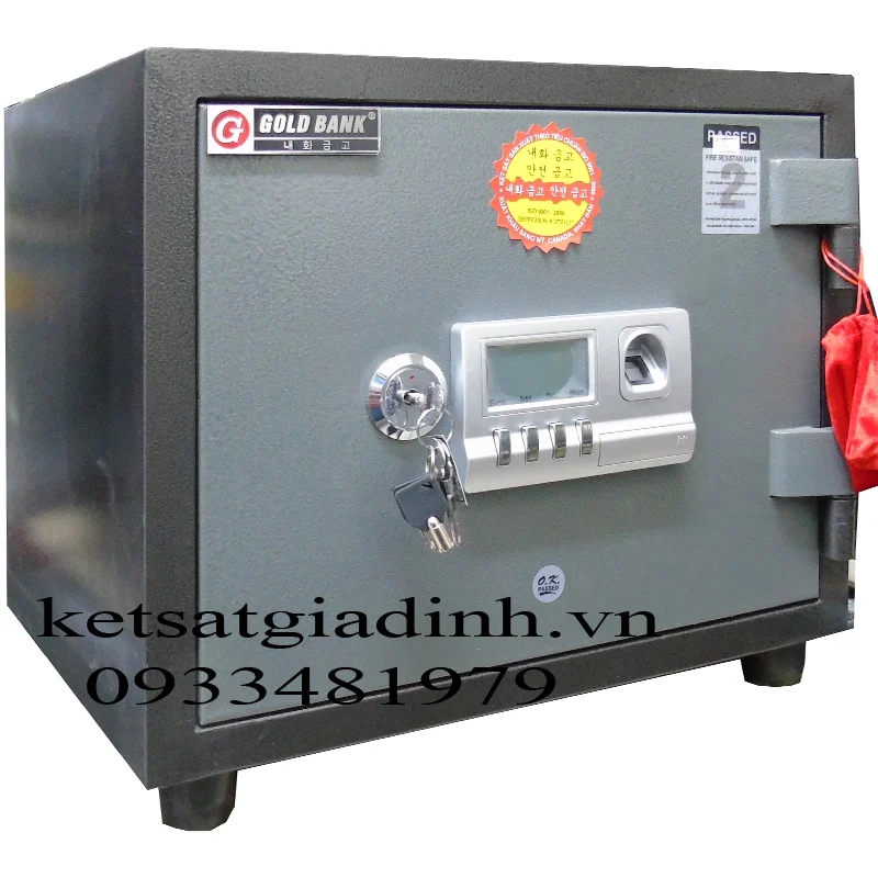 Két sắt Goldbank GSF100 khóa vân tay 1 Két sắt Goldbank GSF100 khóa vân tay 1