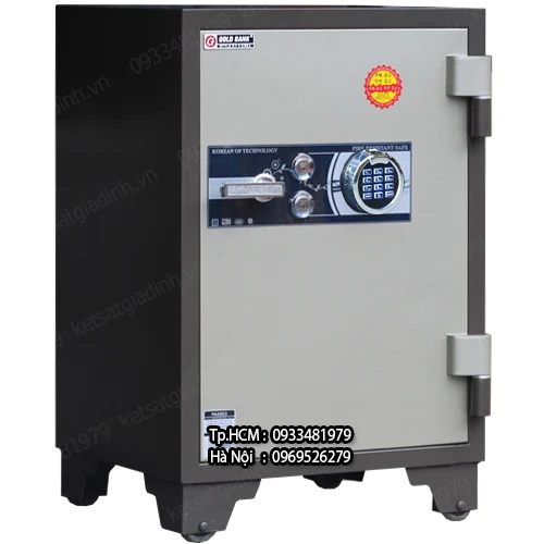 Két sắt Goldbank xuất khẩu VC200-F khóa vân tay 3