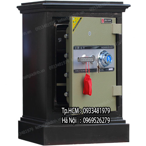 Két sắt cánh đúc Goldbank GDC56-DM khóa cơ đổi mã 3