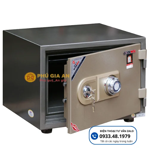 Két sắt Goodwill GC37 khóa cơ đổi mã báo động 2