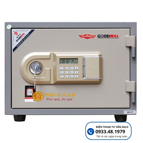 Két sắt Goodwill GD37 điện tử có báo động 2 Két sắt Goodwill GD37 điện tử có báo động 2