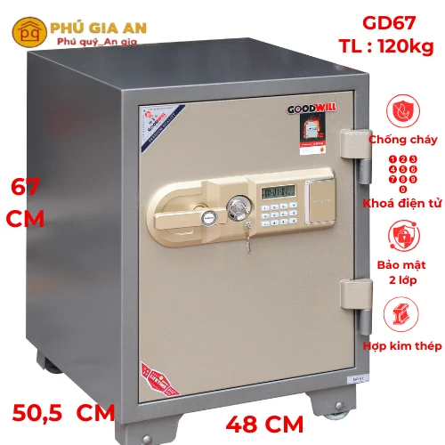 Két sắt Goodwill GD67 điện tử báo động 1 Két sắt Goodwill GD67 điện tử báo động 1