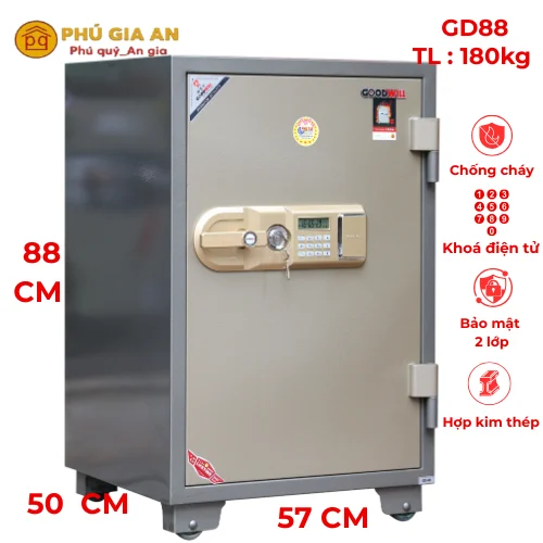 Két sắt Goodwill GD88 khóa điện tử 1