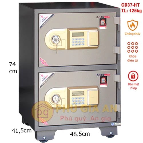 Két Sắt Hai Tầng Goodwill GD37-HT Điện Tử 1