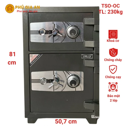 Két sắt hai tầng Truly TSO-0 khóa cơ 1 Két sắt hai tầng Truly TSO-0 khóa cơ 1