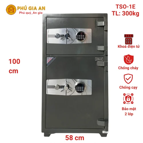 Két sắt hai tầng Truly TSO-1E mã điện tử thiết kế sang trọng