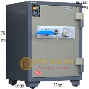 Két sắt Booil nhập khẩu BS-C750 khóa cơ