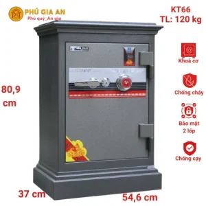 Két sắt Hòa Phát KT66 - Giải pháp bảo vệ tài sản tối ưu cho gia đình