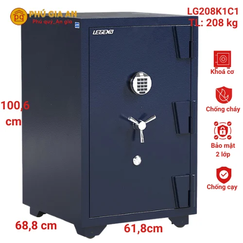 Két sắt Hòa Phát Legend LG208-K1C1 Két sắt Hòa Phát Legend LG208-K1C1
