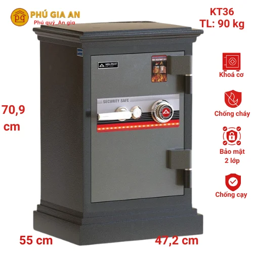 Két sắt Hòa Phát KT36 két sắt gia đình loại nào tốt mẫu KT36 Hòa Phát