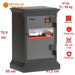 Két sắt Hòa Phát KT36 – Giải pháp bảo mật tối ưu cho gia đình và văn phòng