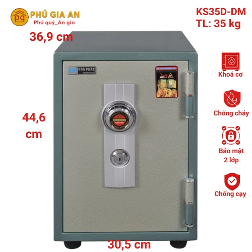 Két sắt Hòa Phát The One đổi mã KS35D-DM 1