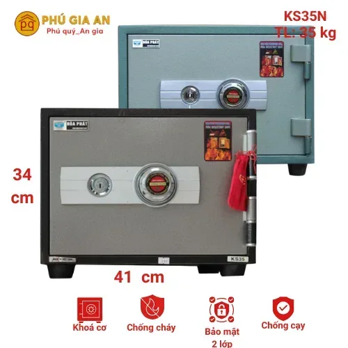 Két sắt Hòa Phát The One đổi mã KS35N-DM