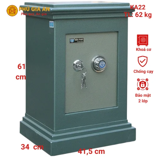 Két sắt Hòa Phát The One bản lề nổi KA22-BLN 1 Két sắt Hòa Phát The One bản lề nổi KA22-BLN 1