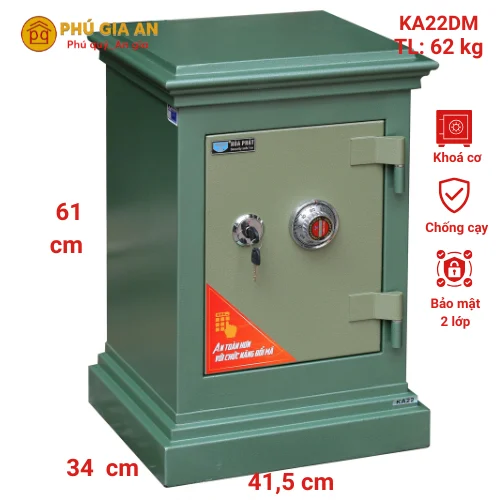 Két sắt Hòa Phát The One cơ đổi mã cao609 KA22-DM 1 Két sắt Hòa Phát The One cơ đổi mã cao609 KA22-DM 1