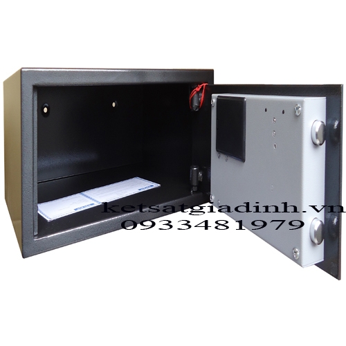 Bên trong két sắt khách sạn Goldbank GS350W trắng