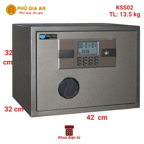 Két sắt khách sạn Hòa Phát KKS02 1 két sắt mini để trong tủ KKS02 chính hãng