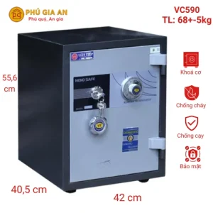 Két sắt Việt Tiệp khóa cơ VC590