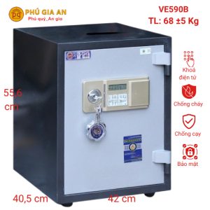 Két sắt khoét lỗ công đức VE590-KN