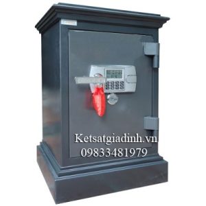 Két sắt gia đình cánh đúc khóa điện tử báo động KD54DT
