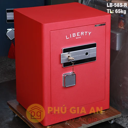 Két sắt Liberty LB58S vân tay mã số tích hợp App điện thoại thông minh 5 ket sat liberty lb 58 s p mau do n pga