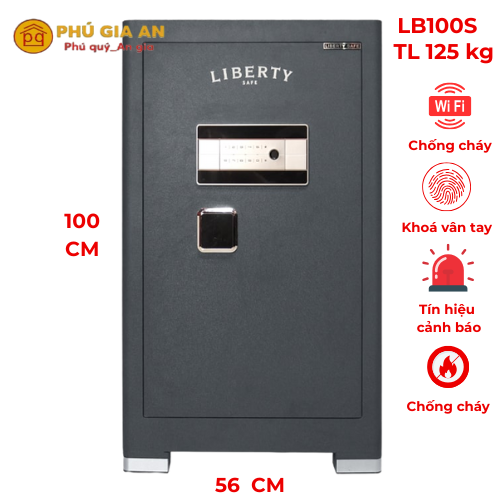 Két Sắt Liberty LB100S Vân Tay Mã Số Tích Hợp App Điện Thoại Thông Minh