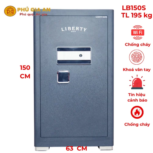 Két sắt Liberty LB150S vân tay mã số tích hợp App điện thoại thông minh 1