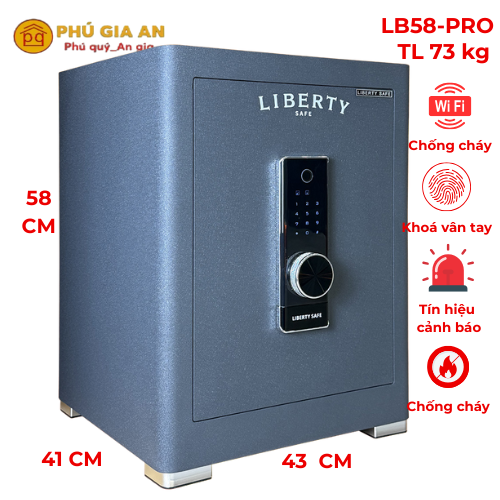 Két Sắt Liberty LB58-PRO Vân Tay Mã Số App Điện Thoại: Đỉnh Cao Bảo Mật Thông Minh