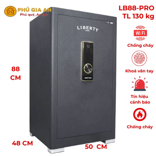 Két sắt Liberty LB88-PRO vân tay mã số tích hợp App điện thoại thông minh 1