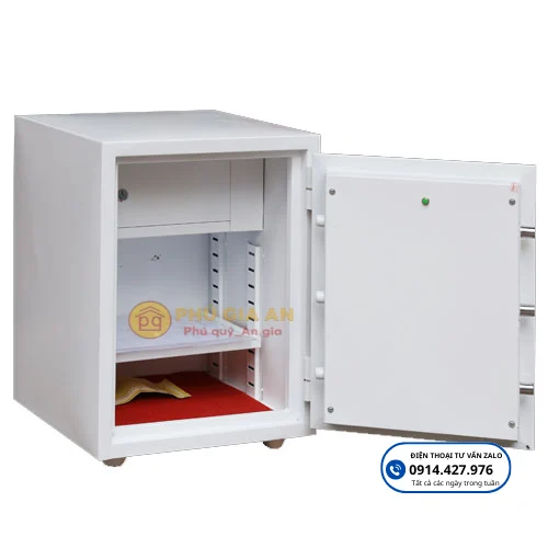 Két sắt màu trắng VF590W vân tay 3