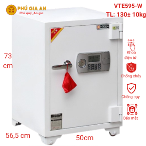 Két sắt màu trắng Việt Tiệp VTE595 điện tử